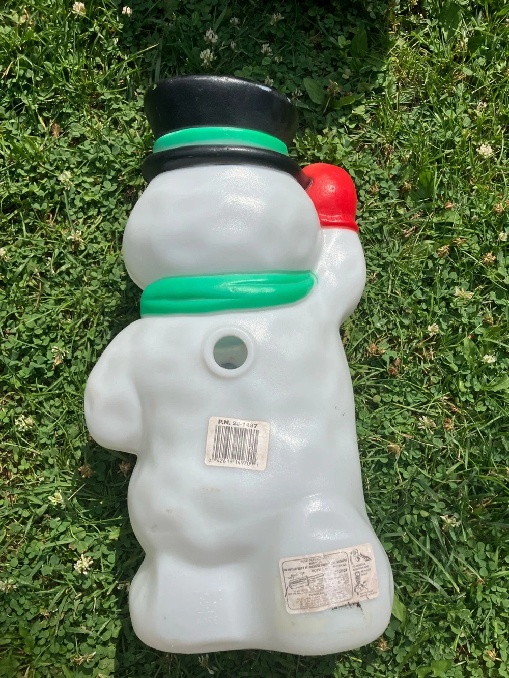90’s Empire Blow Mold snowman decoration (no light)